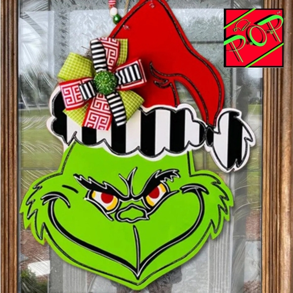 Grinch Wall or Door Hanging - Picture 1 of 1